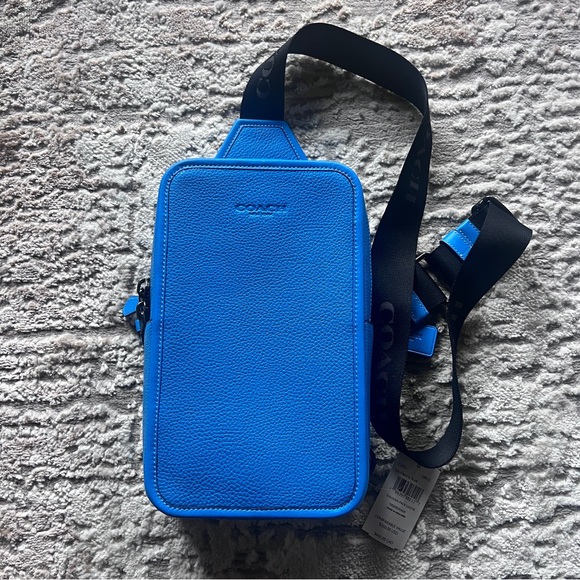 Coach Sullivan Pack Crossbody Mens Bag Electric Blue - Picture 6 of 10